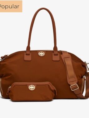 JEMMA birdie 43 Brown Travel weekender with Matching Pouch